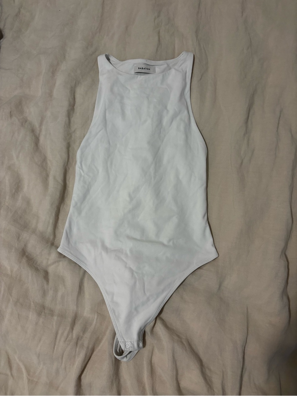 Babaton White 90s Contour Bodysuit size small